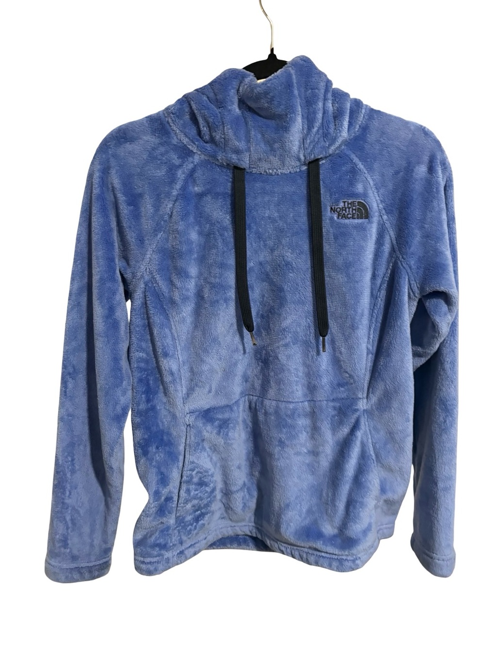 The North Face Periwinkle Blue Osito Fleece Pullover Hoodie Small